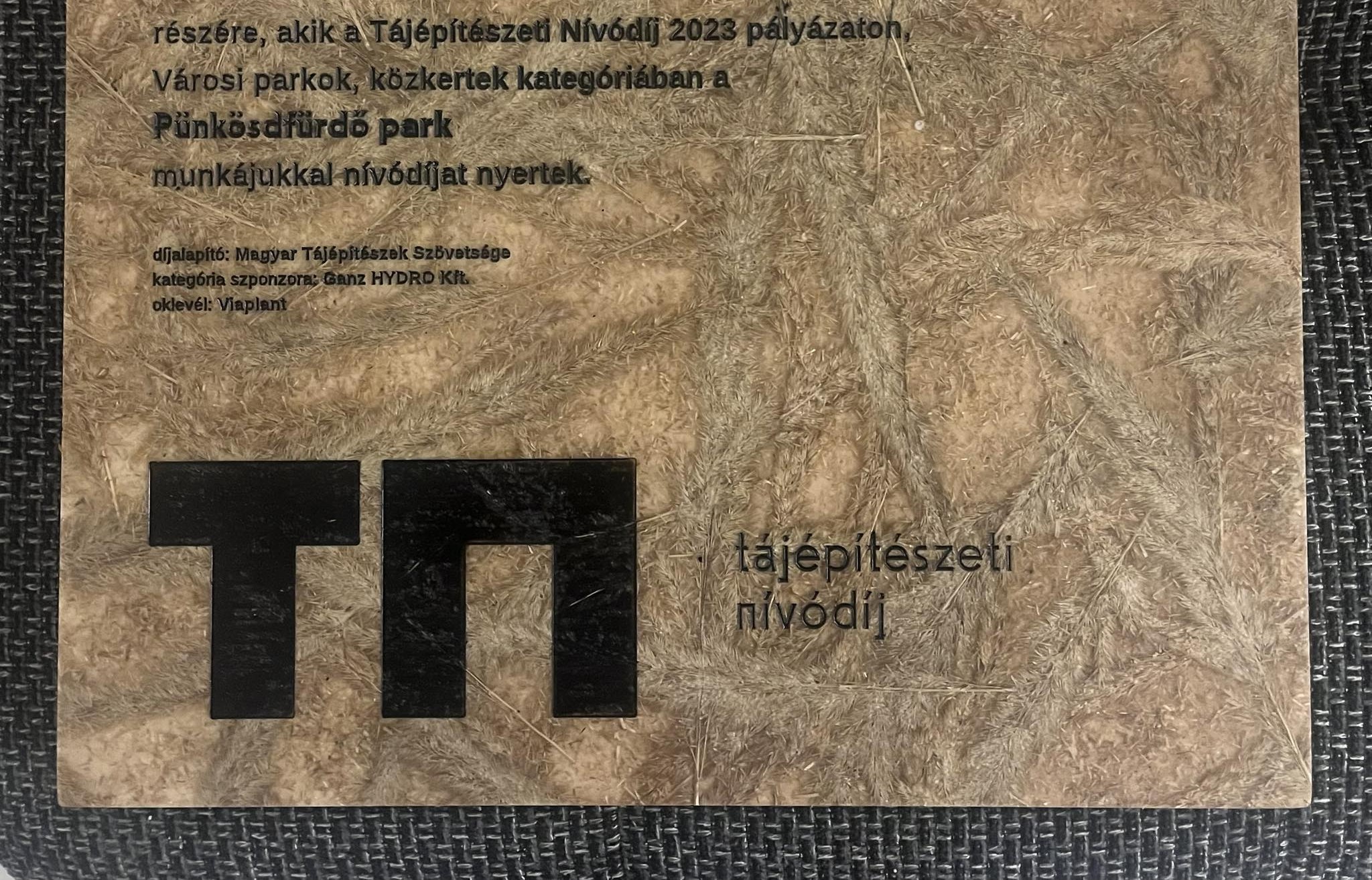 Tájépítészeti Nívódíj